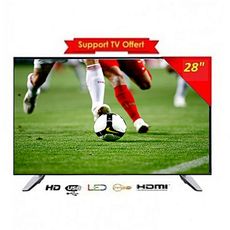 DAIKO 28" HD TV 28M500 NOIR SUPPORT TV OFFERT au meilleur prix au Maroc