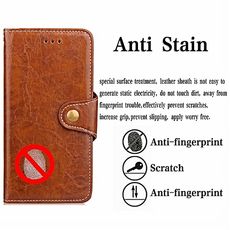 Fashion iphone 8 Coque de Protection Cuir Marron Pochette Etui Portefeuille en Cuir PU avec Porte-Cartes Fermeture Magnétique Haute Qualité au meilleur prix au Maroc