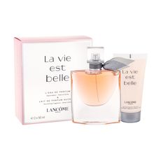 Lancôme La vie est belle Eau de Parfum + Lait de Parfum nutritif - 2 x 50ml au meilleur prix au Maroc