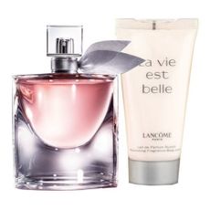 Lancôme La vie est belle Eau de Parfum + Lait de Parfum nutritif - 2 x 50ml au meilleur prix au Maroc