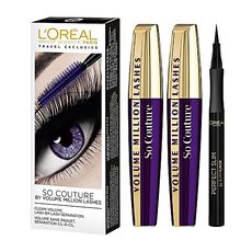 L'Oréal Pack So Couture de 2 Mascaras + 1 Superliner - Noir au meilleur prix au Maroc