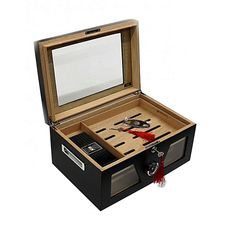 Humidoro Cave à cigares  (100 cigares) - Noir au meilleur prix au Maroc