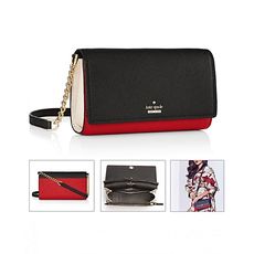 Sac Kate Spade New York Corin Crossbody  - Noir et Fuchsia au meilleur prix au Maroc