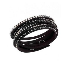 Swarovski Bracelet Slake Deluxe de Swarovski - Noir au meilleur prix au Maroc