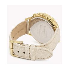 Tommy Hilfiger Montre Chronographe 1781790 - Blanc cassé au meilleur prix au Maroc