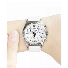 Timex Montre Kaléidoscope Chronographe T2P061 - Femme - Blanc au meilleur prix au Maroc