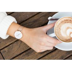 Montre Daniel Wellington DW00100163 +  Bracelet DW cadeau pour Femmes au meilleur prix au Maroc
