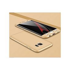 Coque Protection 360 Pour Samsung Galaxy S7 + verre incassable - Gold au meilleur prix au Maroc