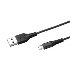 USBMICRONYLBK CABLE MICRO USB NYLON 1M  NOIR au meilleur prix au Maroc