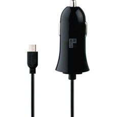 CHARGEUR VOITURE 1A MICRO USB - NOIR au meilleur prix au Maroc