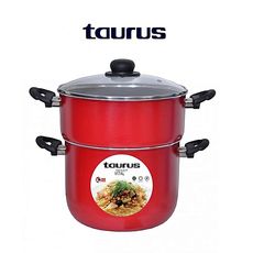 Couscoussier rouge VITAL  Anti-Adhésive 8L au meilleur prix au Maroc