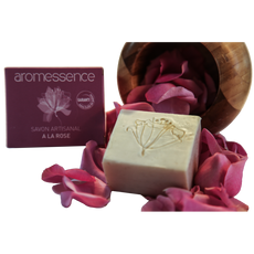 SAVON ARTISANAL A LA ROSE au meilleur prix au Maroc