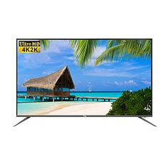 QROZ SMART 50"  4K RECEPTEUR WIFI TNT INTEGRE NOIR GRIS au meilleur prix au Maroc