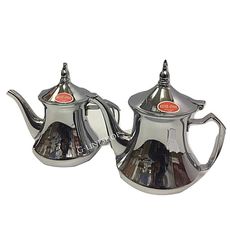 Pack 2 Théière En INOX 1,08 litres, 0,72 litres (24 OZ ET 36 OZ) au meilleur prix au Maroc