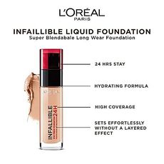 L'orèal Paris Fond de teint visage L¥OrÈal Paris Infaillible Maquillage 300 Ambre au meilleur prix au Maroc