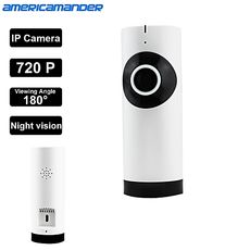 Mini Caméra WiFi HD Panoramique 180° au meilleur prix au Maroc