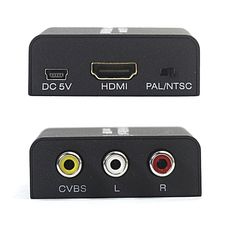 CONVERTISSEUR METALLIQUE HDMI VERS RCA 1080P au meilleur prix au Maroc