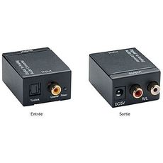 Convertisseur Audio Numérique SPDIF Optique/Coaxial vers RCA au meilleur prix au Maroc
