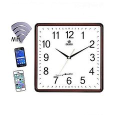 Horloge murale avec Caméra cachée espion IP WiFi HD + batterie longue autonomie au meilleur prix au Maroc