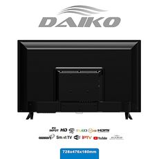 DAIKO SMART LED 32" - Full HD 32M6296DK NOIR au meilleur prix au Maroc