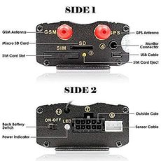 TK103 B Système Complet Traceur GPS avec micro espion par SIM au meilleur prix au Maroc