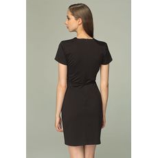 Robe Ceinturée Noire au meilleur prix au Maroc