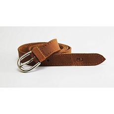 MJ Ceinture cuir véritable MJ - Marron naturel au meilleur prix au Maroc
