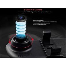 Rétroviseur double camera FULL HD 1080 night vision au meilleur prix au Maroc