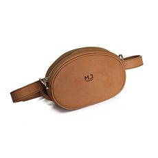 MJ Sac banane en cuir véritable MJ 100 % cuir véritable - beige au meilleur prix au Maroc