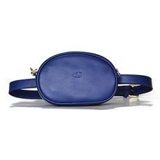MJ Sac banane en cuir véritable MJ- bleu - 100 % cuir véritable au meilleur prix au Maroc