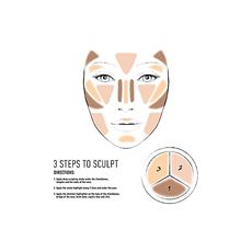NYX Cosmetics Palette "3 Steps to Sculpt" Pour Le Visage au meilleur prix au Maroc