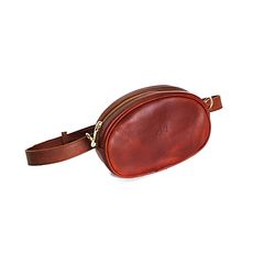 MJ Sac banane en cuir véritable MJ- 100 % cuir véritable - marron cuir végétal au meilleur prix au Maroc