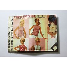 MJ Portefeuille en cuir - MJ - effet vieux magazine au meilleur prix au Maroc