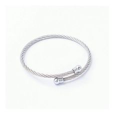 Rêve Diamant Bracelet Slim En Acier Inoxydable - Argenté + Boite Cadeau au meilleur prix au Maroc