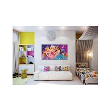 Tableau décoratif L100 x H 60 cm - intérieur design, décoration moderne, art abstrait EF112 au meilleur prix au Maroc