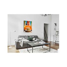 Tableau décoratif L 60 x H 100 cm - intérieur design, décoration moderne, art abstrait M216 au meilleur prix au Maroc