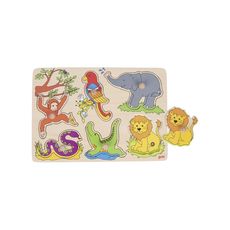 Puzzle à encastrements sonore, animaux du zoo au meilleur prix au Maroc