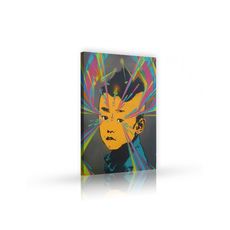 Tableau décoratif L 60 x H 100 cm - intérieur design, décoration moderne, art abstrait A174 au meilleur prix au Maroc