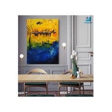 Tableau décoratif L60 cm x H100 cm - intérieur design, décoration moderne, art abstrait A673 au meilleur prix au Maroc