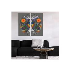 Tableau décoratif Mondala L45 x H100 cm (x2) - intérieur design, décoration moderne, art abstrait A675 au meilleur prix au Maroc