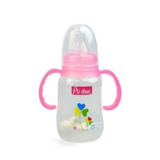 Biberon shaped col etroit poignee GM 150 ml Rose au meilleur prix au Maroc