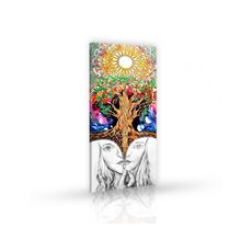 Tableau décoratif L45 x H 100 cm - intérieur design, décoration moderne, art abstrait A143 au meilleur prix au Maroc