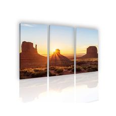 Tableau décoratif L 45 x H 100 cm (x3) - intérieur design, décoration moderne, art abstraité& VM235 au meilleur prix au Maroc