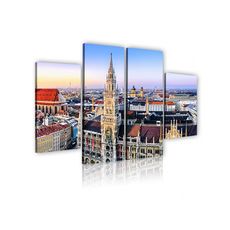 Tableau décoratif L40 x H 100 cm(x2) L40 X H 70 cm(x2) - intérieur design, décoration moderne, art abstrait V176 au meilleur prix au Maroc