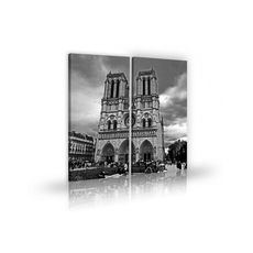 Tableau décoratif L 45 x H 100 cm (x2) - intérieur design, décoration moderne, art abstrait BN197 au meilleur prix au Maroc