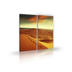 Tableau décoratif L 45 x H 100 cm(x2) - intérieur design, décoration moderne, art abstrait M134 au meilleur prix au Maroc