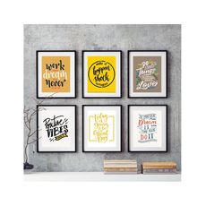 Tableau Encadré sous Verre-Plexi L30 x H40 cm x6 - TC612 au meilleur prix au Maroc