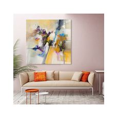 Tableau peint à la main L100x H100 cm (Reproduction) au meilleur prix au Maroc