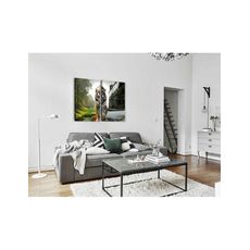 Tableau décoratif L 45 x H 100 cm(x2) - intérieur design, décoration moderne, art abstrait ANIM210 au meilleur prix au Maroc