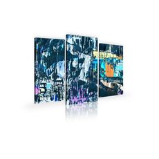 Tableau décoratif Triptyque - art moderne, intérieur abstrait design V287 au meilleur prix au Maroc